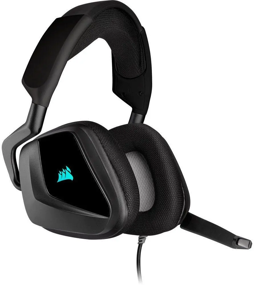 Гарнiтура Corsair Void RGB Elite USB Premium Gaming Headset with 7.1 Surround Sound Carbon (CA-9011203-EU) - фото 7