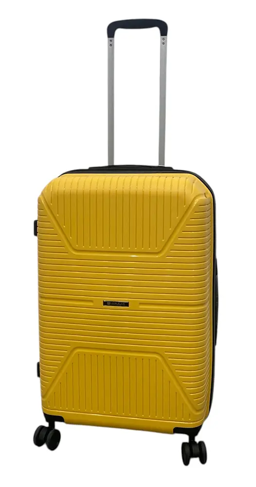 Валіза середня Worldline Airtex 291 поліпропілен M Жовтий - фото 5