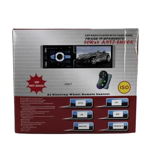 Автомагнитола XPRO 1DIN 4062T BT сенсорный дисплей память до 16 Гб Usb порт черный (4062T_1100) - фото 2