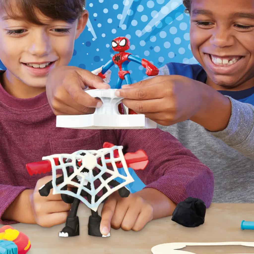 Набор для творчества Hasbro Play-Doh Marvel с массой для лепки Человек-паук (F9827) - фото 11