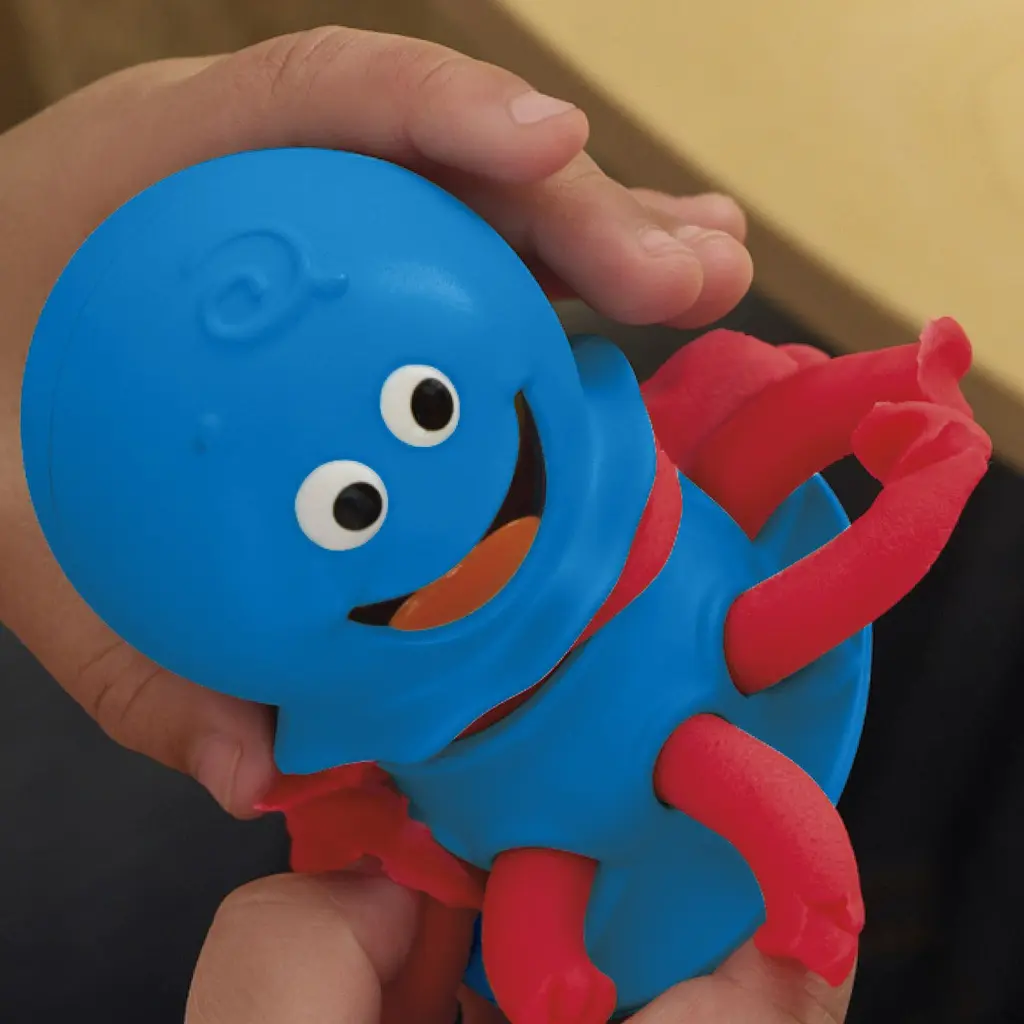 Набір для творчості з пластиліном Play-Doh Fold & Go Playmat Starter Set зі складним килимком для зберігання, (F9143) - фото 9