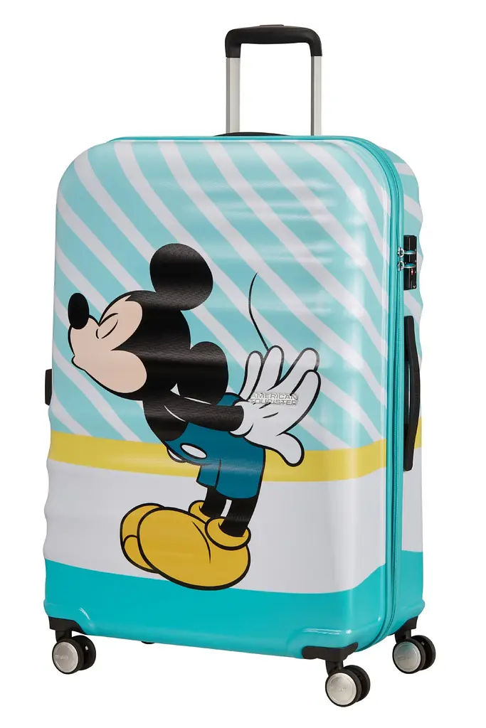 Валіза 77 См American Tourister WAVEBREAKER DISNEY - KISS BLUE 77x52x29 31C*31007 - фото 3