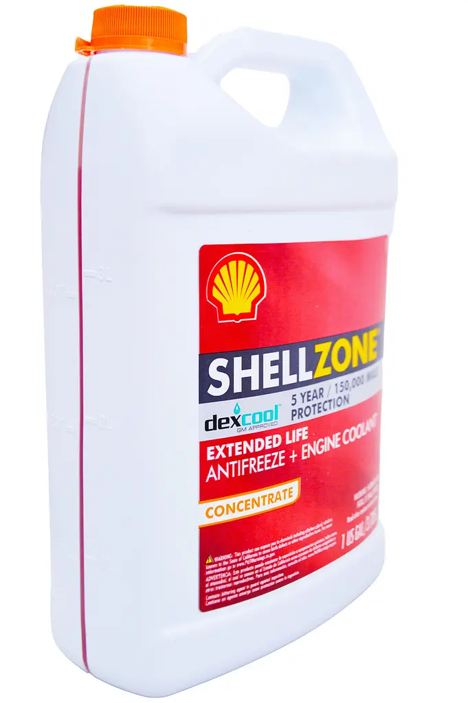 SHELL ZONE Концентрат антифризу червоний G12 Dex-Cool 4 л - фото 2