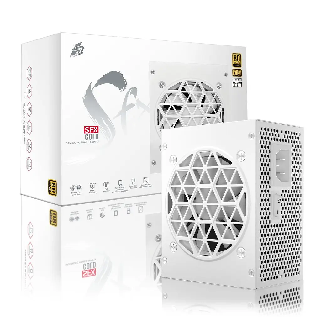 Блок живлення 1stPlayer PS-850SFX 850W Білий (SFX-GLD-850-WH-EU) - фото 3
