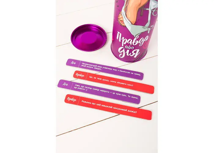 Настільна гра Fun Games Shop Правда або Дія: Для пар (укр.) (FGS18) - фото 2