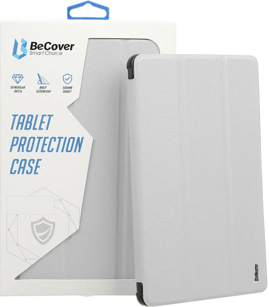 Чохол-книжка BeCover Soft Edge TPU з кріпленням Apple Pencil для Apple iPad Pro 13 M4 2024 Сірий (711718) - фото 4
