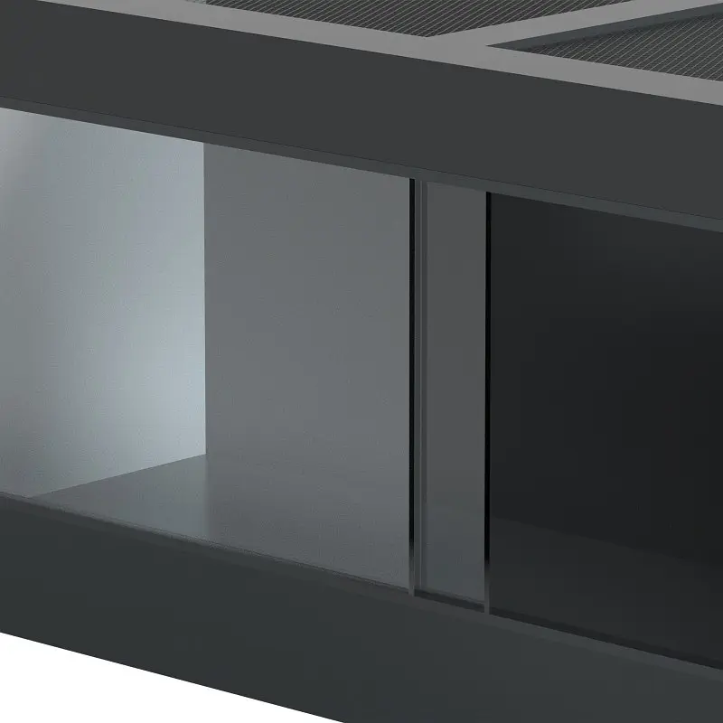 Тераріум з ПВХ Repti-Zoo Terrarium PVC 90x45x45 см (CN904545PN) з скляними дверцятами для рептилій і амфібій - фото 7