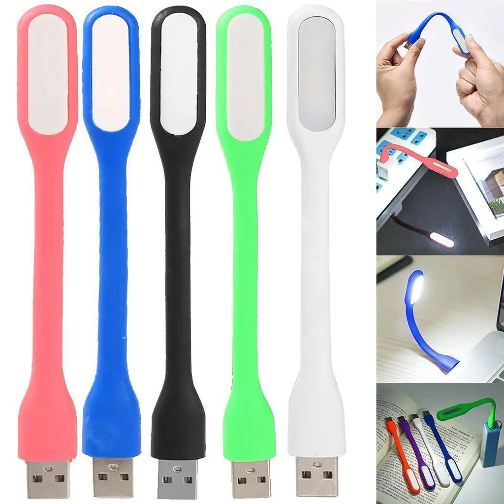 Міні лампа USB для читання міні LED гнучка для ноутбука та павербанка - фото 4