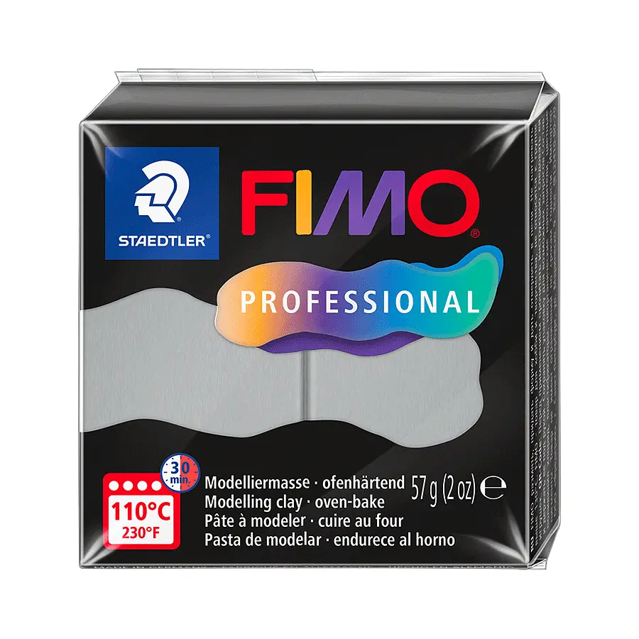 Пластика Professional сіра 57 г Fimo (4007817163627)