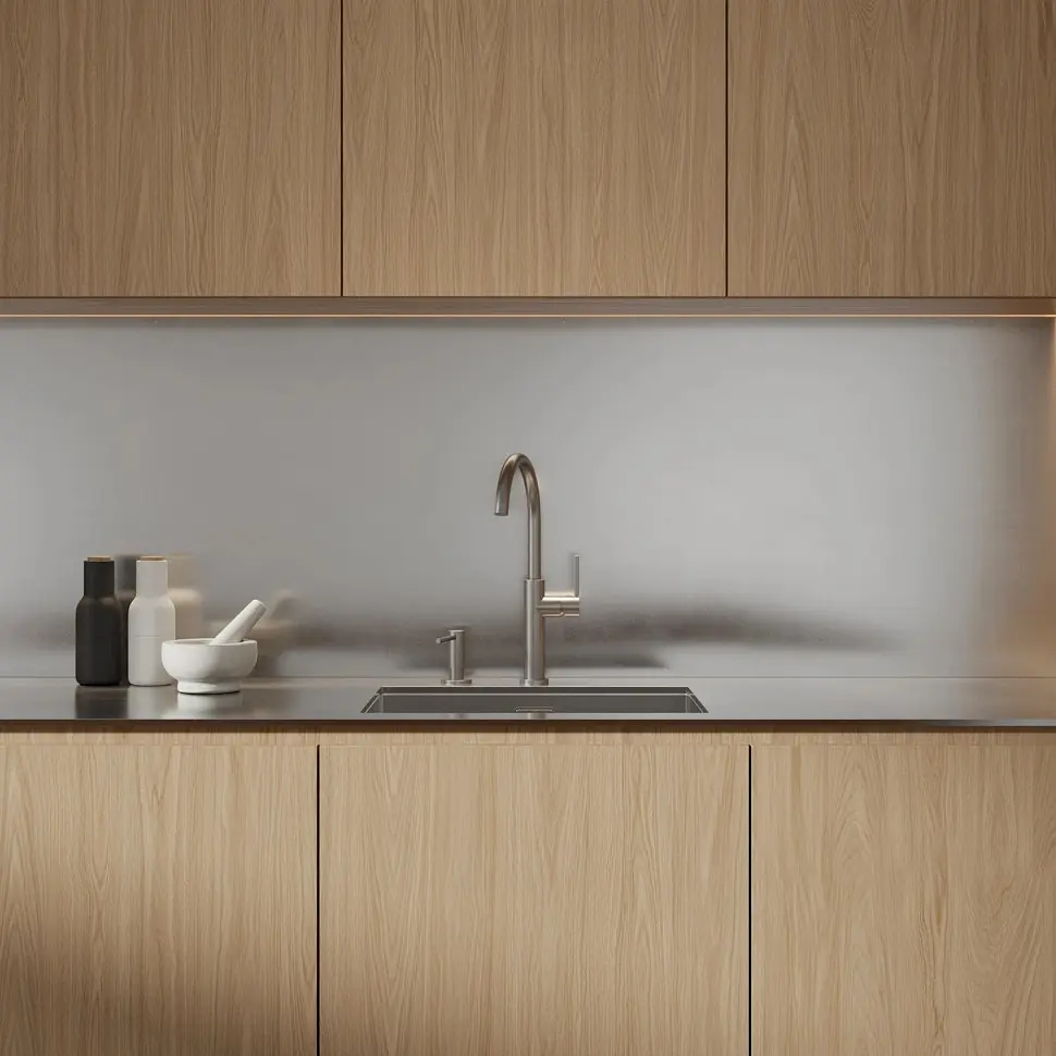 Смеситель для кухни Omnires Tula brushed nickel (TL6050NI) никель - матовый - фото 3