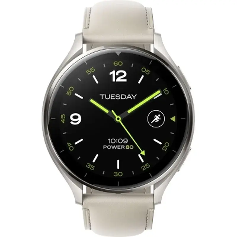 Смарт-годинник Xiaomi Watch 2 Titan BHR9306GL Gray Case White Leather Strap (1093970) - фото 2