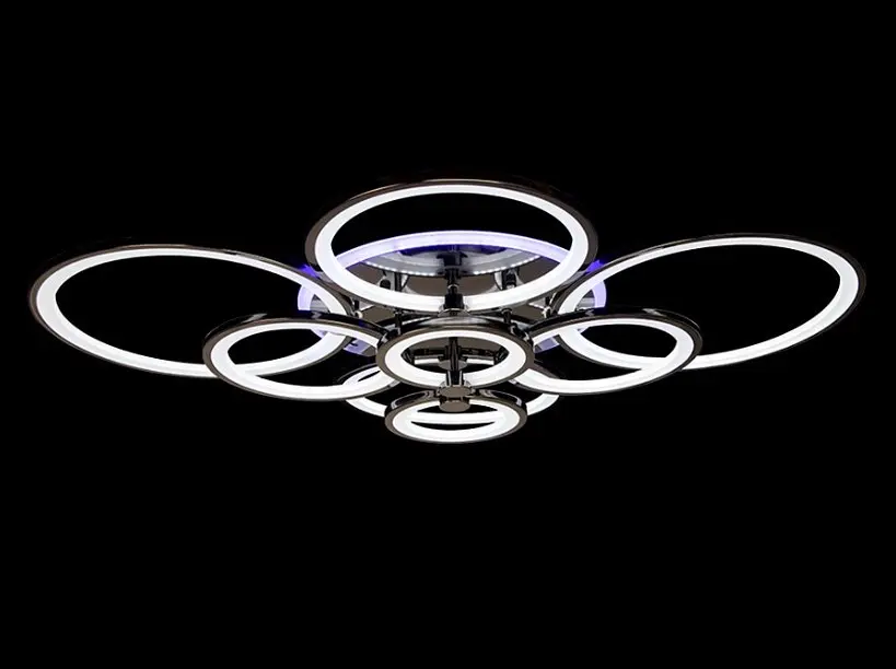 Люстра світлодіодна Linisoln 1811/8 Pearl bk LED 3 COLOR Dimmer - фото 2