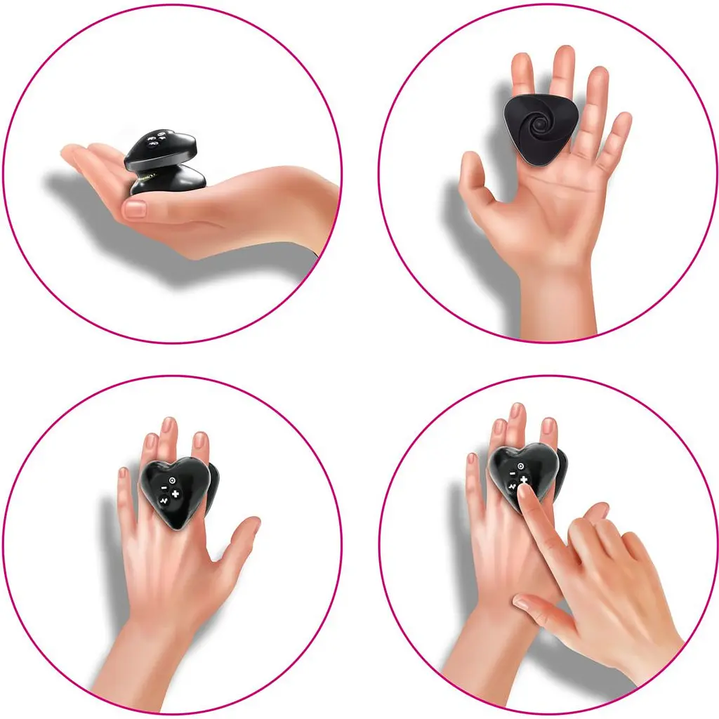 Вибратор с электростимуляцией Mystim Heart's Desire Black (SO8146) [108530] - фото 11