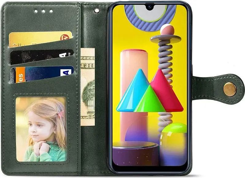 Чохол-книжка GETMAN Gallant Cover Case для Xiaomi Redmi 12C/11A Green [84404] - фото 3