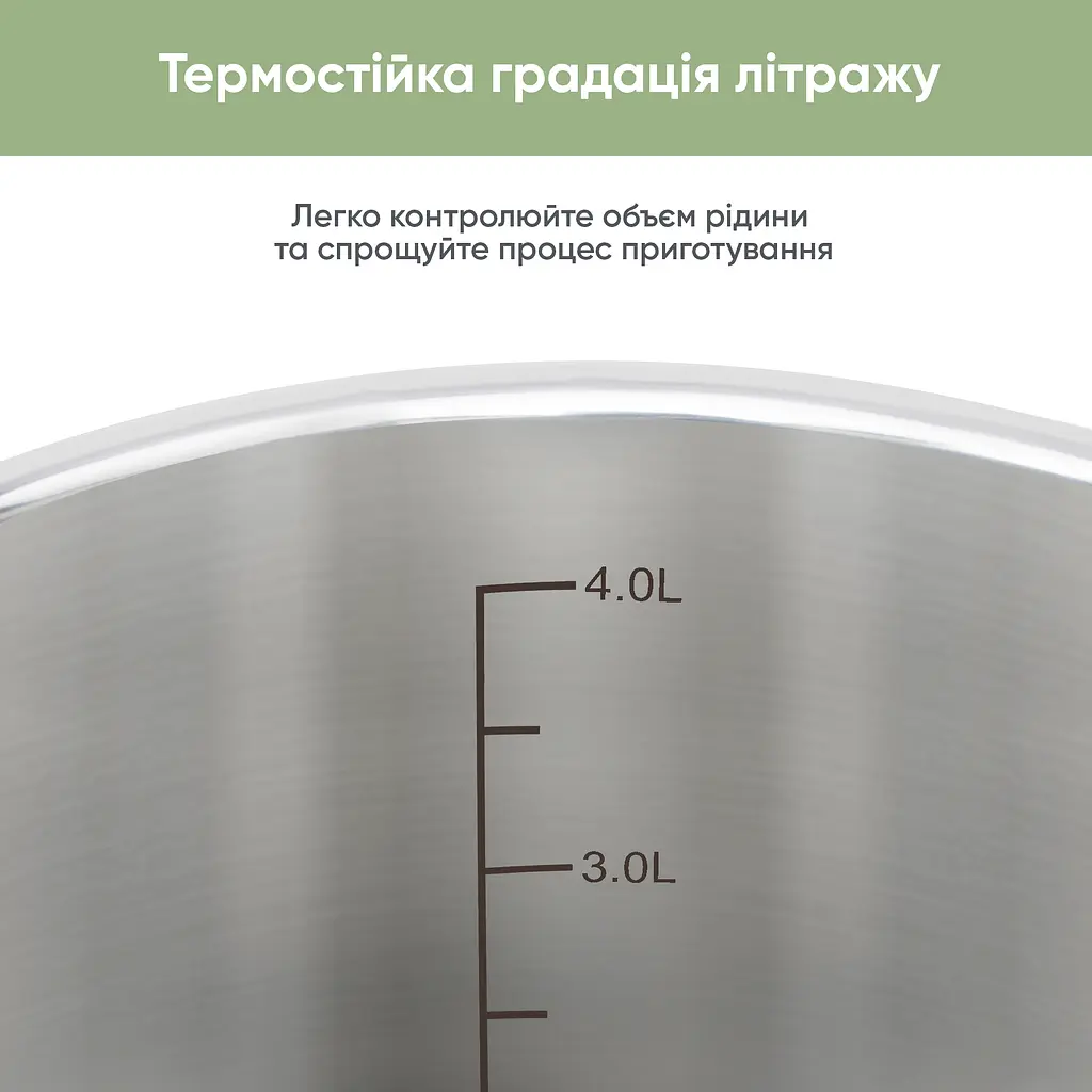 Каструля Krauff Originell зі скляною кришкою 22 см (26-238-052) - фото 3