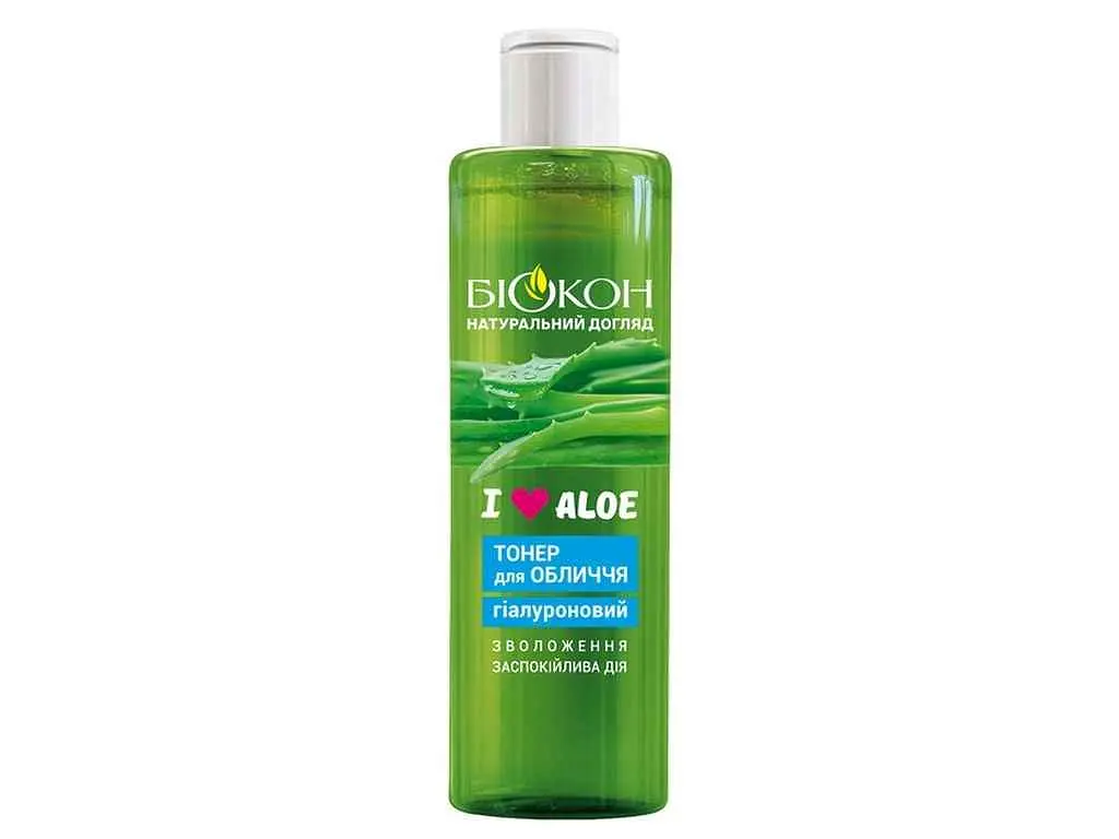Тонер БІОКОН 200мл Біоконгіалуроновий I love aloe