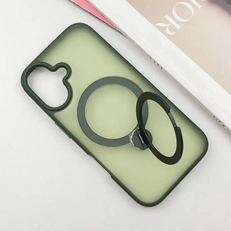 Чохол Ummi Colorful with MagSafe HQ Ring для Apple iPhone 16 6.1" Green - фото 3