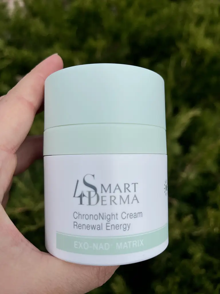 Нічний екзосомальний крем Smart4Derma Chrononight для обличчя, ліфтинг, антивіковий, 50 мл - фото 2