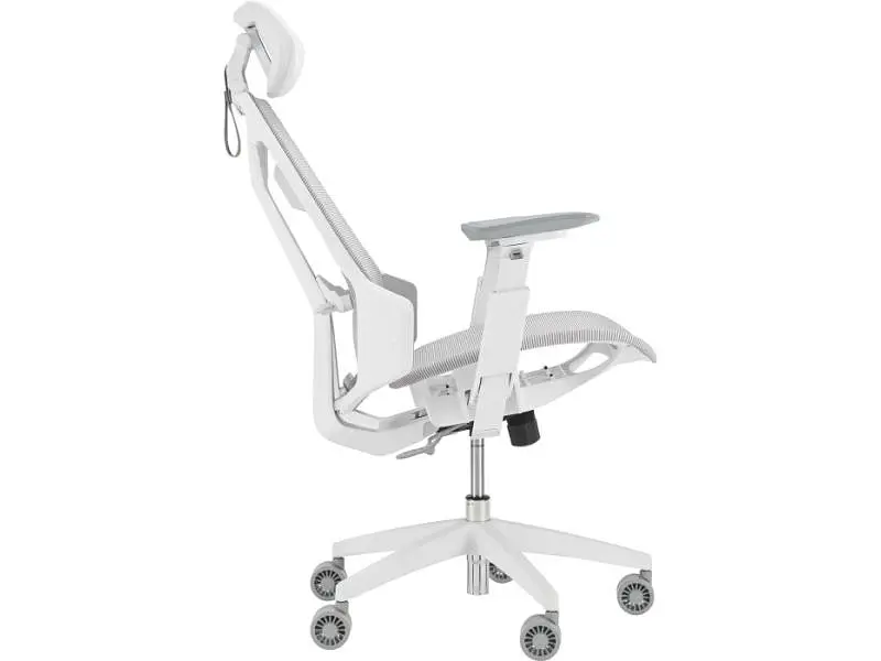 Комп'ютерне крісло для геймера Asus SL400C ROG Destrier Core Ergo Moonlight White (90GC01P0-MSG070) - фото 4