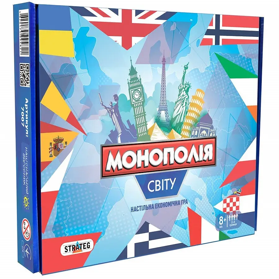 Настільна гра Strateg Монополія світу - фото 3