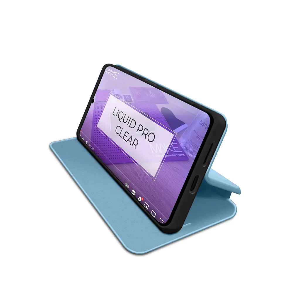 Чохол-книжка MAKE Tecno Spark 40C Flip Ripple Blue - фото 3