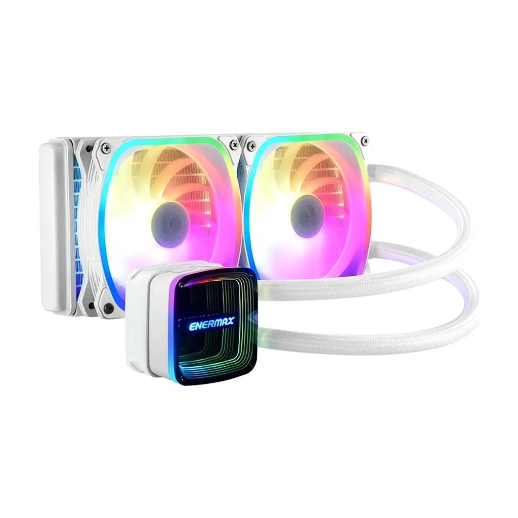 Система рідинного охолодження Enermax Aquafusion ADV 240 White ARGB (ELC-AQFA240-SQA-W) - фото 3