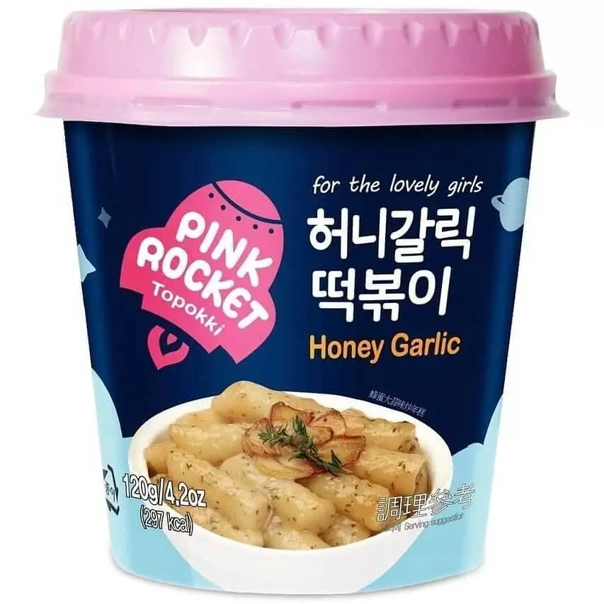 Токпоккі Pink Rocket Honey Garlic Мед і часник 120 г