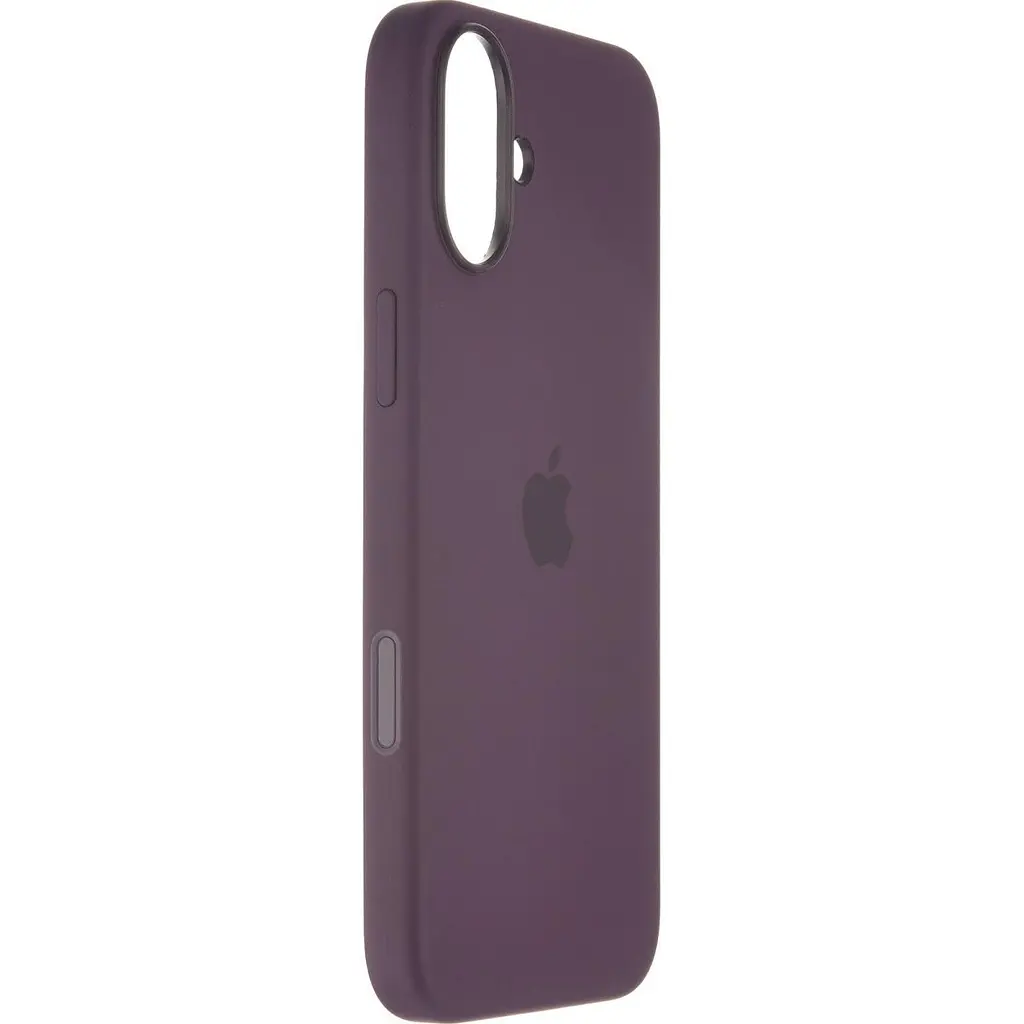 Силіконовий чохол з MagSafe для Apple iPhone 16 Plus сливовий AAA [175885] - фото 4