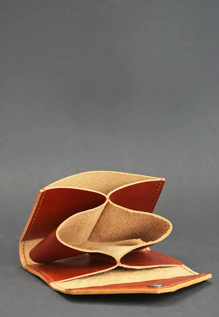 Шкіряний кард-кейс 3.0 світло-коричневий з мандалою - фото 5