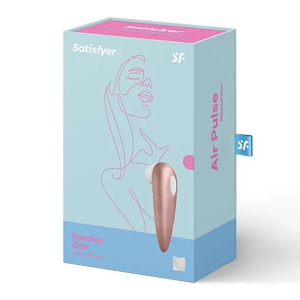Вакуумный стимулятор клитора Satisfyer Number One золотой - фото 8