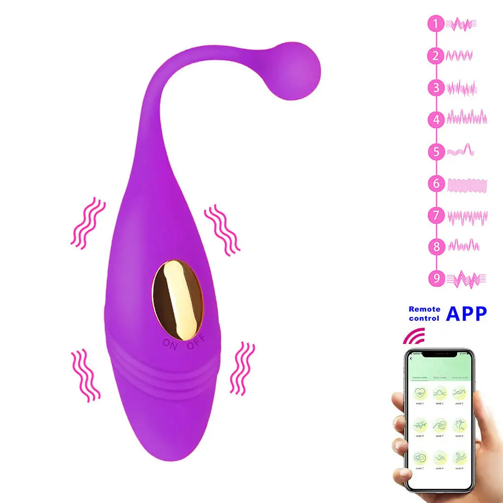 Вібро яйце APP Віброяйце Фіолетовий 887-2 (app) - фото 3