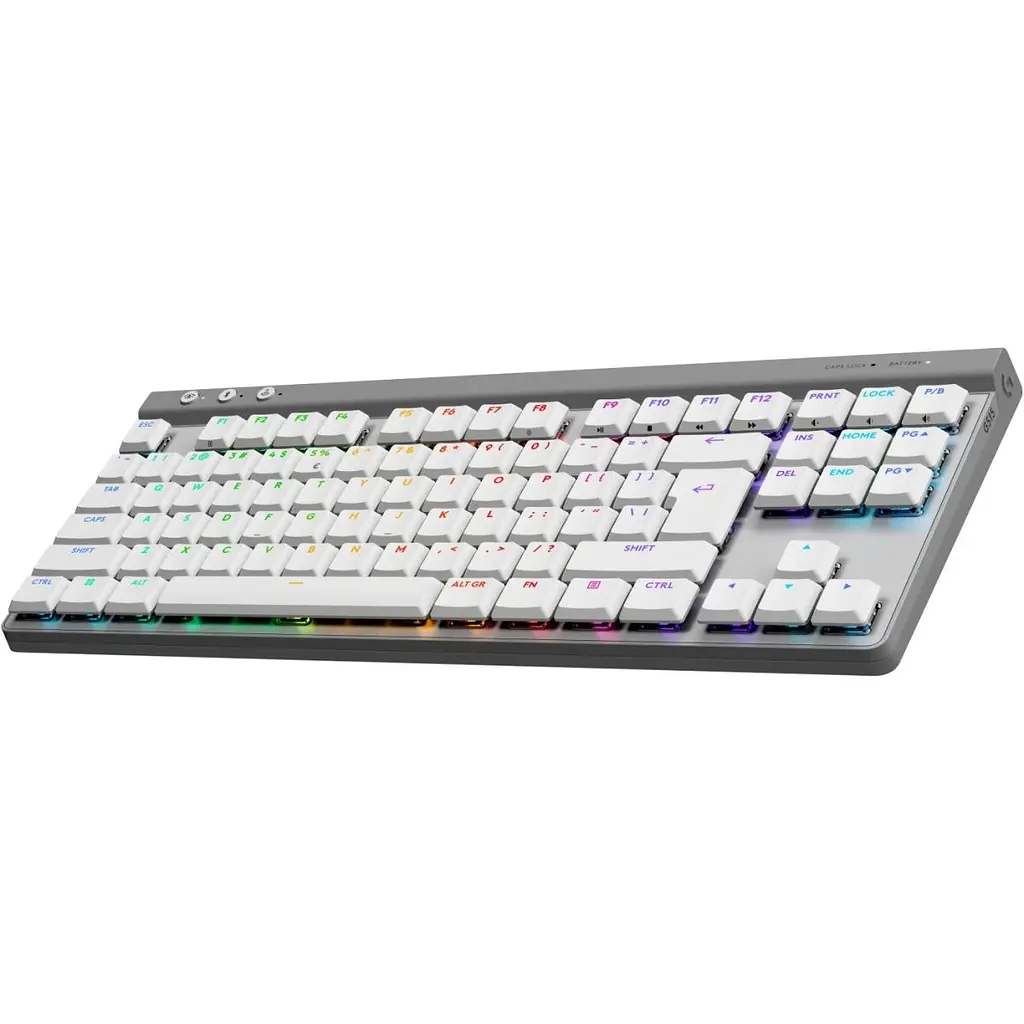 Клавіатура Logitech G515 LightSpeed TKL Mechanical Tactile Wireless White (920-012539) [111361] - фото 4
