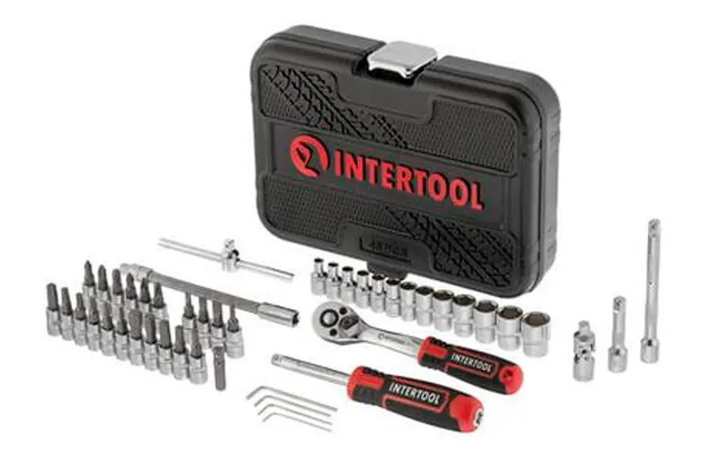 Набор ручного инструмента Intertool ET-8046 1/4" Storm в наборе 46 предметов - фото 3
