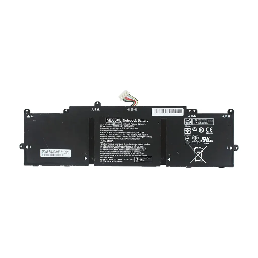 Акумулятор до ноутбука HP Stream 11-D ME03XL, 3080mAh (37Wh), 3cell, 11.4V, Li-ion (A47679)