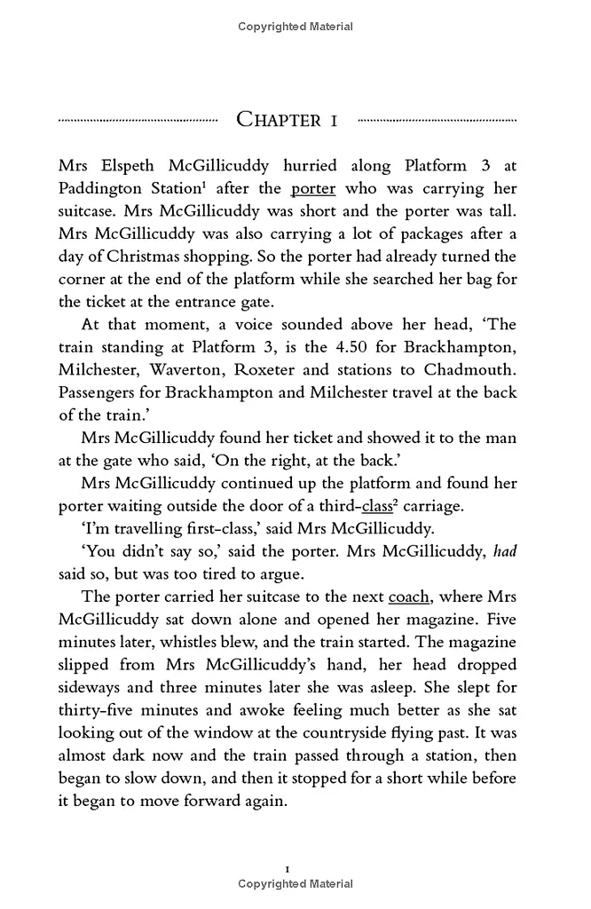4.50 From Paddington: B2+ Level 5 (Collins Agatha Christie ELT Readers) - фото 4