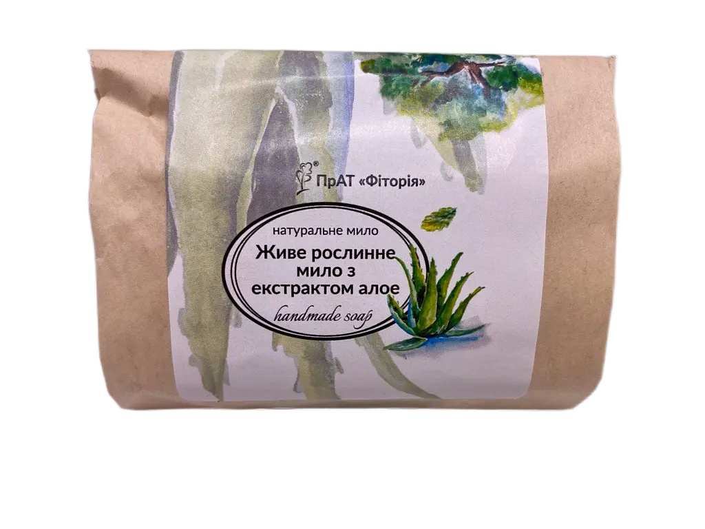 Мило Фіторія Живе рослинне ручної роботи з екстрактом алое 60 г - фото 2