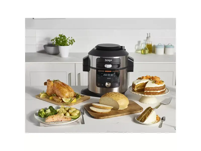 Мультиварка-скороварка Ninja Foodi MAX 14-in-1 Multi-Cooker with Smart Cook System 7.5L OL750EU - фото 6