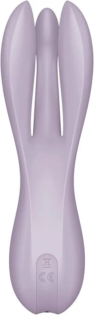 Кліторальний вібратор Satisfyer Threesome 2 Violet, 3 гнучкі пальчики, 3 мотори - фото 5
