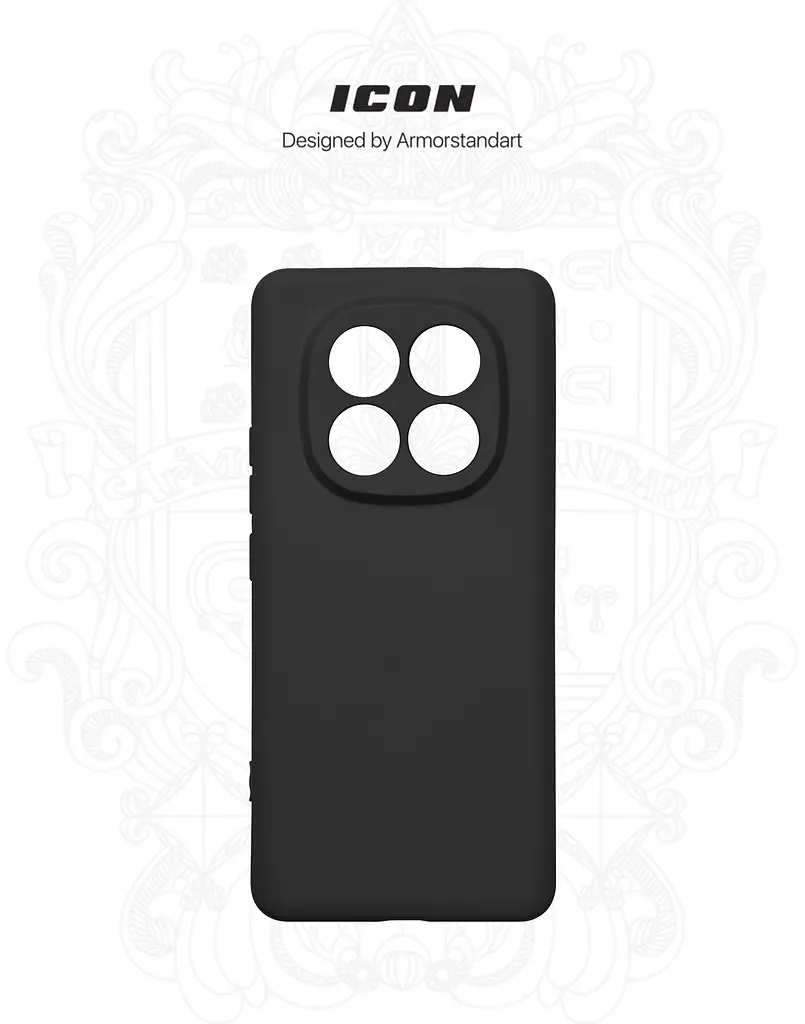 Чехол ArmorStandart ICON для Xiaomi Redmi Note 14 Pro+ 5G Camera cover Black (ARM79831) - фото 3