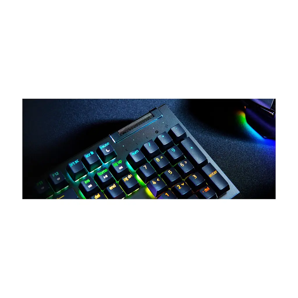 Клавіатура Razer BlackWidow V4 X Green Switch USB RU Black (RZ03-04700800-R3R1) - фото 6