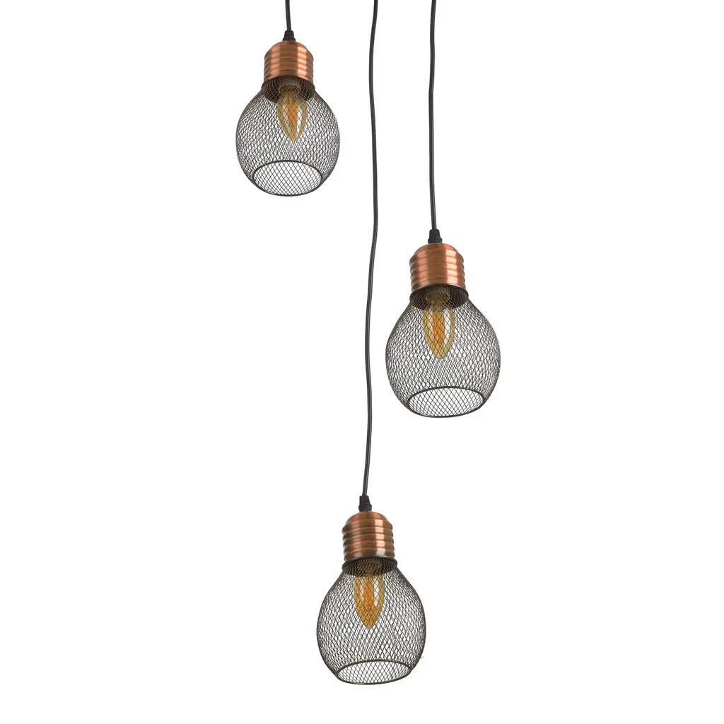 Люстра Brille лофт підвісна E14 40W BK (BL-973S/3) - фото 3