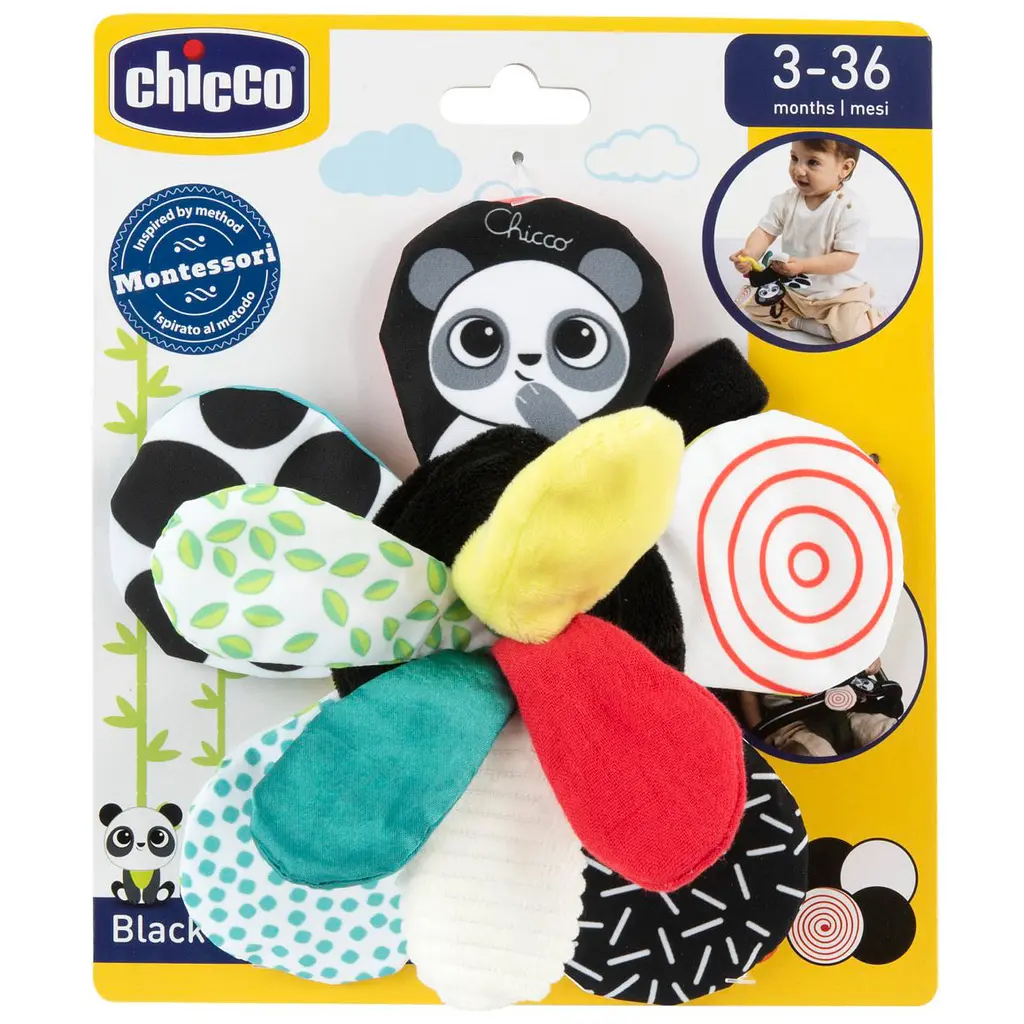 Іграшка-підвіска на коляску Chicco Чорно-біла квітка (12553.00) - фото 6