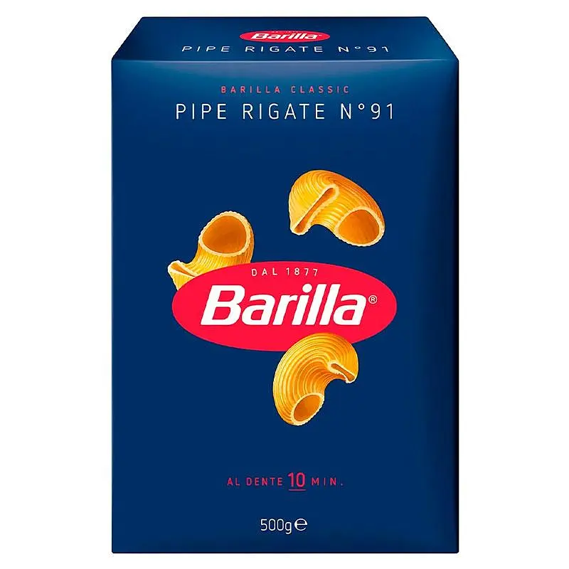 Макарони Barilla Pipe Rigate №91 500 г