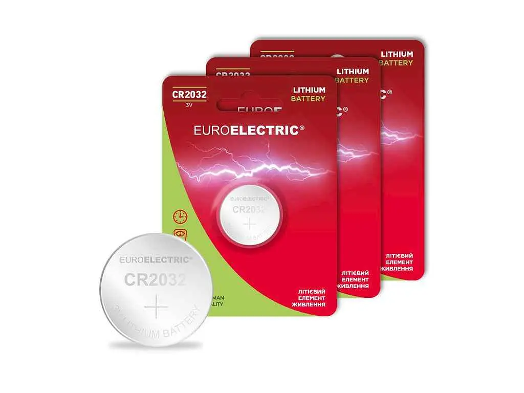 Батарейка літієва EUROELECTRIC CR2032 1штшт 3V blister - фото 4