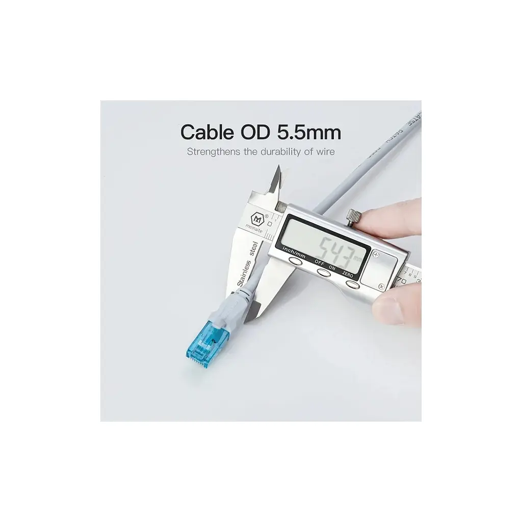 Патч-корд Vention 2 м, UTP Cat. 5e RJ-45 синій (VAP-A10-S200) - фото 4