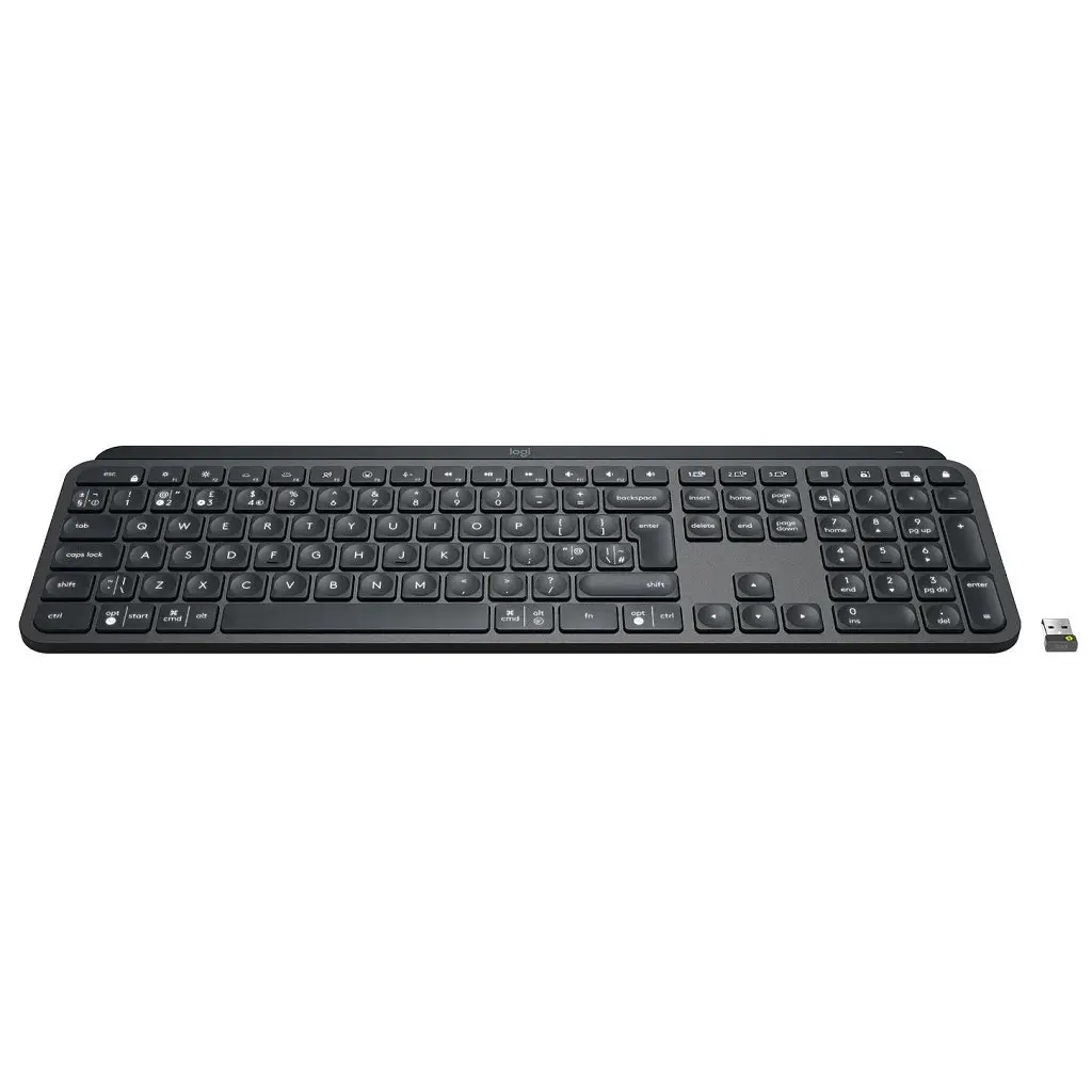Клавіатура Logitech MX Keys Advanced for Business Wireless Illuminated UA Graphite (920-010251) - фото 3