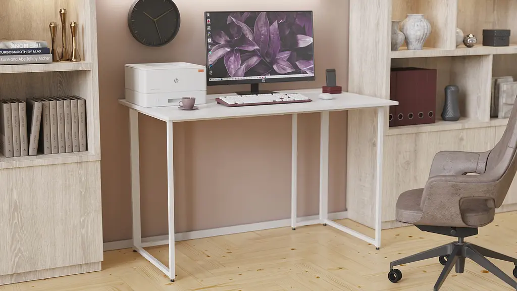 Комп'ютерний стіл Ferrum-decor Ханна 75x120x60 білий ДСП Білий 16мм (FRD-104000) - фото 5