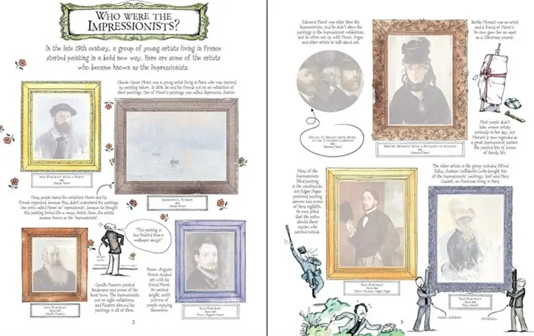 Impressionists Sticker Book - Sarah Courtauld, Kate Davies, англ. мова (9781474953108) - фото 3