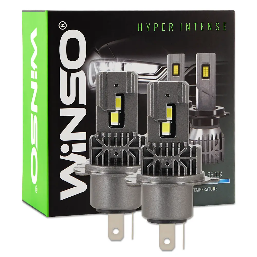 Автолампа Winso LED H4 12/24V 30Вт 3000Лм 6500K CSP3570 2 шт. (793400) - фото 4