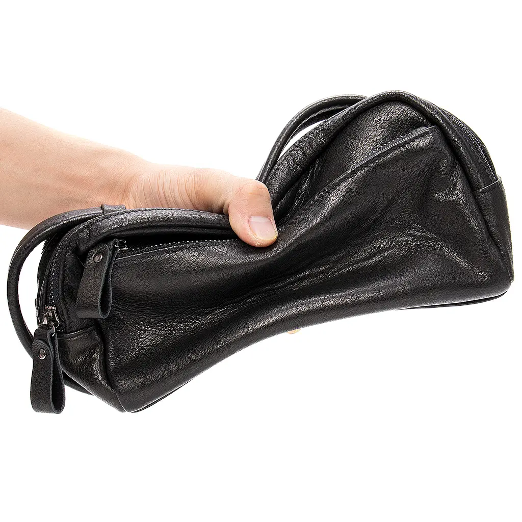 Мужская кожаная барсетка Vintage 23х14х9 см acs0016995 - фото 2